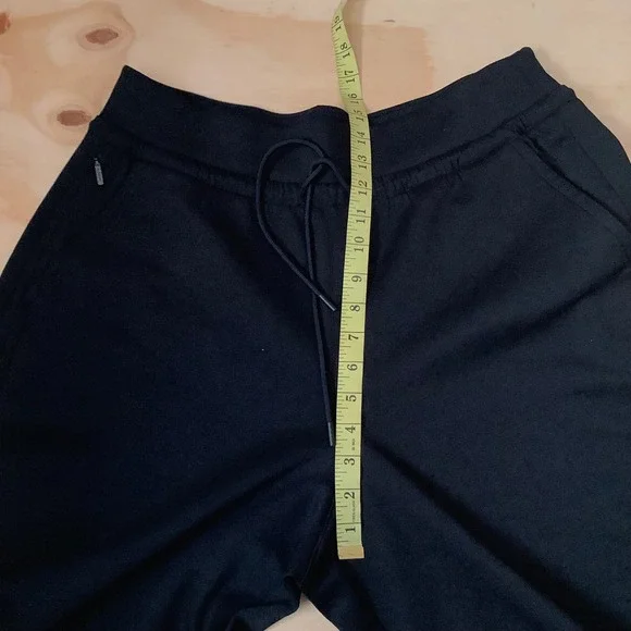 Athleta Coaster Luxe Wide Leg Pants Black Drawstring High Rise XL Tall - Picture 10 of 12